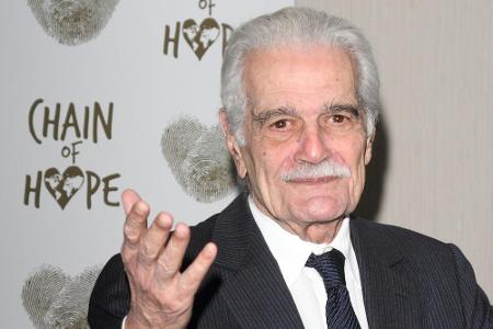 Omar Sharif bei einer Londoner Wohltätigkeitsveranstaltung im November 2014