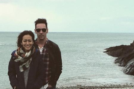 Jonathan Rhys Meyers mit seiner Verlobten Mara Lane