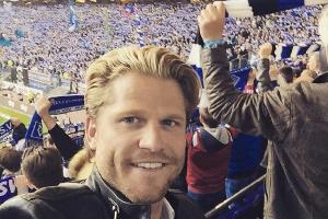 Paul Janke hat am Donnerstag im Stadion dem HSV die Daumen gedrückt