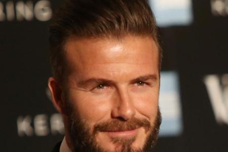 Voller Bart, volles Haar: David Beckham sieht man seine 40 Jahre nicht an