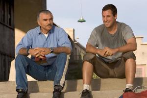 Ex-Footballprofi Paul Crewe (Adam Sandler, r.) will den Wärtern auf dem Spielfeld eine Abreibung verpassen