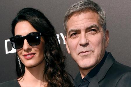 Amal Clooney und George Clooney bei der Weltpremiere von 