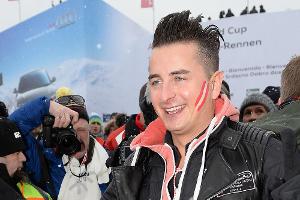 Kein österreichisches Großereignis ohne ihn: Andreas Gabalier bei der Weltcup-Abfahrt der Männer in Kitzbühel am 24. Januar ...