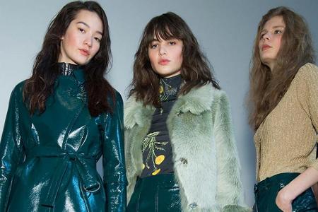 Grün ist die Farbe von Topshop im Herbst