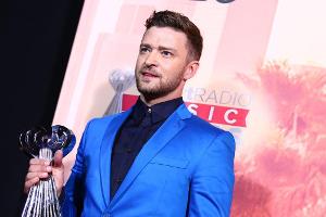 Preisträger Justin Timberlake bei den iHeartRadio Awards in Los Angeles
