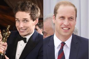 Keine Freunde mehr: Eddie Redmayne (l.) freut sich dieser Tage noch über den Oscar, Prinz William bereist unterdessen Ostasien
