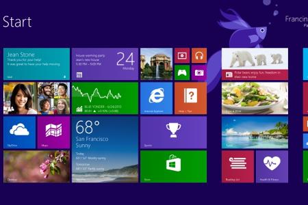 Auf dem Start-Kachelbildschirm von Windows 8.1 können die einzelnen Kacheln nun mehr unterschiedliche Größen besitzen. Und e...