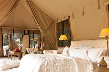 Auch das Interieur vermittelt Afrika-Feeling in Südtirol