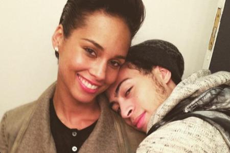 So sieht Geschwisterliebe aus: Alicia Keys mit ihrem Bruder Cole Cook