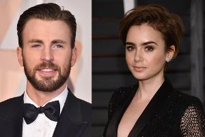 Chris Evans und Lily Collins haben sich nach den Oscars kennengelernt