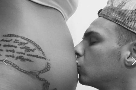 Pietro Lombardi freut sich sichtlich auf den Nachwuchs