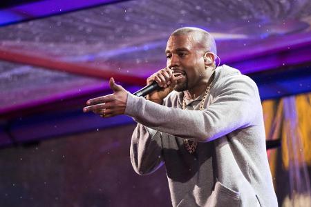 Kanye West bei einem Auftritt in New York