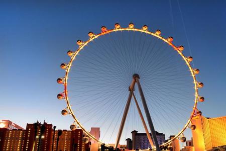 Faszinierende Aussichten vom 167 Meter hohen High Roller