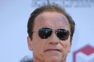 Arnold Schwarzenegger während eines Presse-Events zu dem Film "The Expendables 3" in Cannes