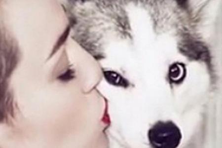 Miley Cyrus und ihr kleiner Floyd