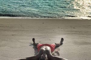 Wayne Carpendale nutzt seine Tage am Meer in vollen Zügen