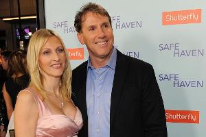 Nicholas Sparks und seine Frau Cathy bei einer Filmpremiere