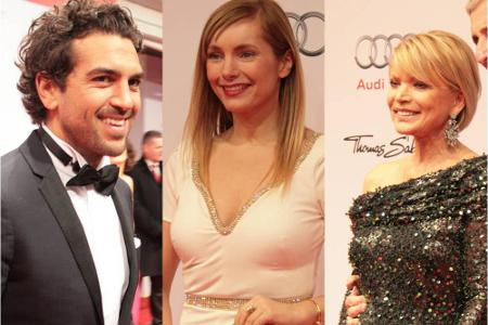 Welcher deutsche Fernseh-Star schaut das Dschungelcamp: Elyas M'Barek, Nadja Uhl oder Uschi Glas (v. li.)?