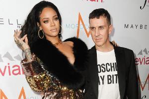 Disco-Feeling bei Rihanna und Jeremy Scott in Los Angeles