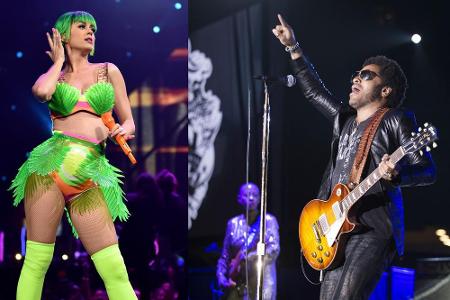 Katy Perry und Lenny Kravitz treten bei der diesjährigen Super-Bowl-Halbzeitshow gemeinsam auf