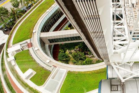 Das höchste Riesenrad der Welt steht in Singapur