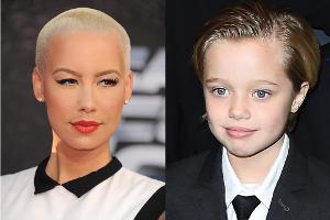 Model Amber Rose und Brangelina-Zögling Shiloh