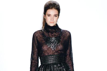 Rock-Blusen-Kombi in dunklen Tönen