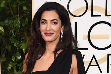 Schön in Schwarz: Amal Clooney bei den Golden Globes
