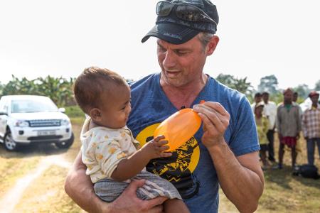 Ralf Bauer auf seiner Tour durch Indien