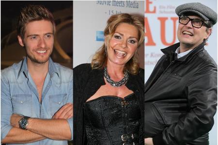 Jörn Schlönvoigt, Maren Gilzer und Rolf Scheider (v.l.) stehen als Dschungel-Kandidaten fest