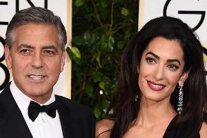 Amal Clooney war mit ihrem George bei den "Golden Globes"