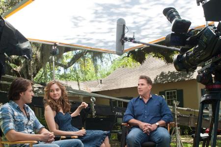 Nicholas Sparks am Set von 