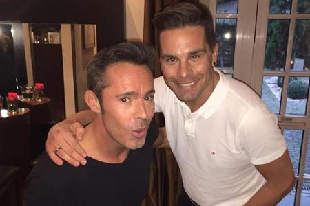 Ehemalige Kollegen unter sich: Benjamin Boyce (l.) und Eloy de Jong