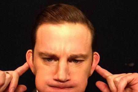 Jimmy Kimmel findet Channing Tatum laut Bildkommentar 