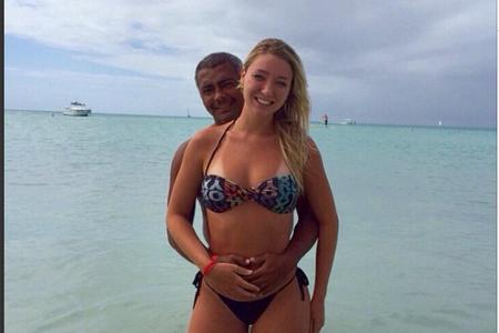 Ganz frisch verliebt: Fußballer Romario und Dixie Pratt