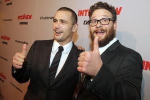 Die "The Interview"-Stars Seth Rogen und James Franco haben allen Grund, gut gelaunt zu sein