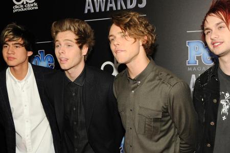 5 Seconds of Summer: von links Calum Hood, Luke Hemmings, Ashton Irwin und Michael Clifford