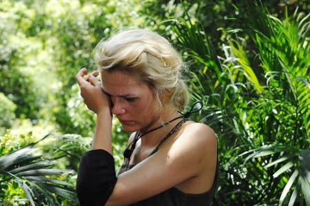 Kann ihre Tränen nicht zurüchhalten: Sara Kulka