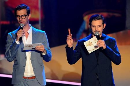 Joko Winterscheidt (li.) spricht sich mehr Stilkompetenz zu als dem Kollegen Klaas Heufer-Umlauf