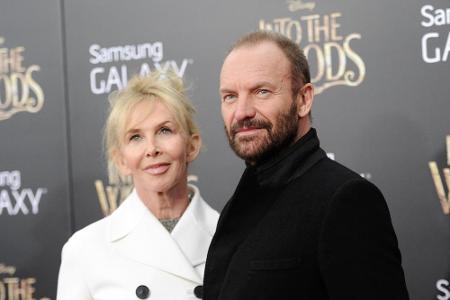 Sting und seine Frau Trudie Styler bei der Premiere von 