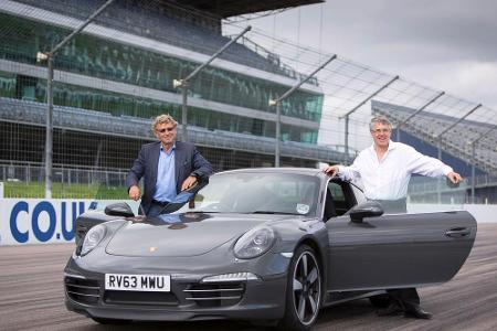 Traumstraßen-Tester Hermann Tielke (l.) und Mark Hadley