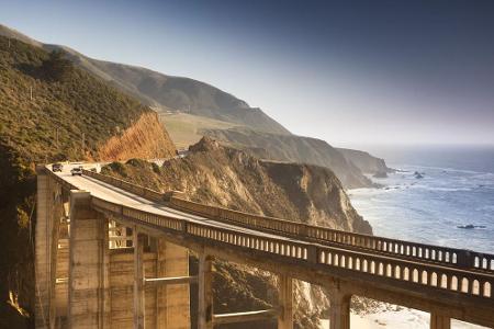Platz 2: Highway 1 zwischen Castroville und Big Sur in Kalifornien