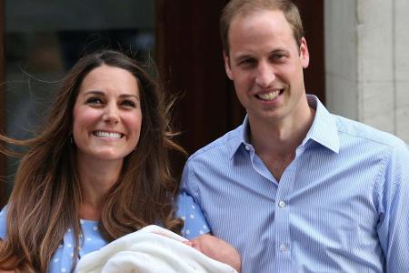 Schon bei Baby Nummer eins sehr glücklich: Herzogin Kate und Prinz William