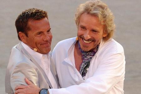 Thomas Gottschalk (r.) und Dieter Bohlen standen schon öfter gemeinsam vor der Kamera