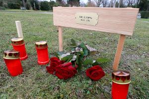 Noch fehlt der Grabstein am Wiener Zentralfriedhof