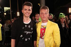 Von Ischgl ab aufs Sofa: Leon (l.) und Marcel sind bei "DSDS" raus