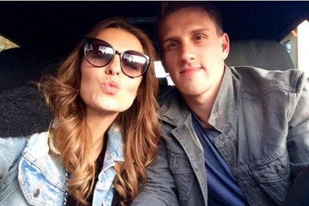 Laura Wontorra mit ihrem 