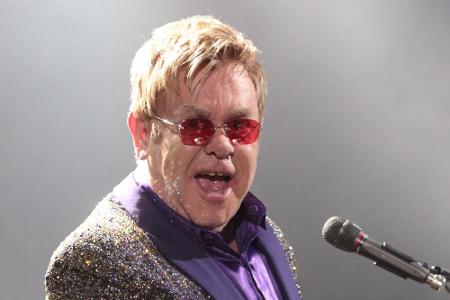 Ein Freund extravaganter Brillenmode: Elton John bei einem Konzert in Reading, Pennsylvania