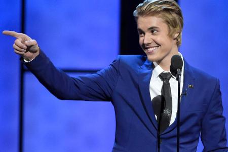 Justin Bieber beim 