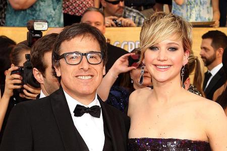 David O. Russell und Jennifer Lawrence bei den 